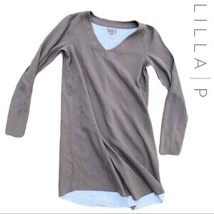 Anthro Lilla P Long Casual Cozy Sweatshirt